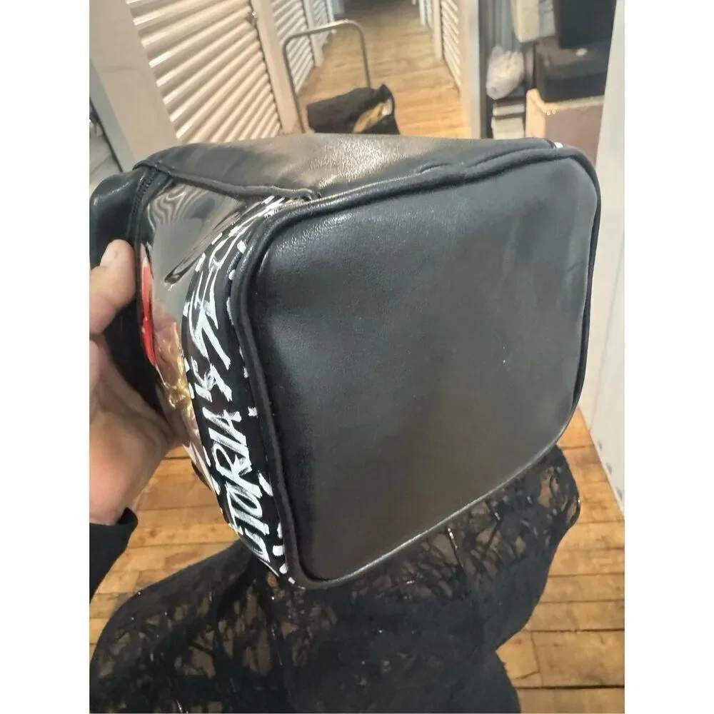 Victoria’s Secret graffiti heart wings VS make up bag/train case